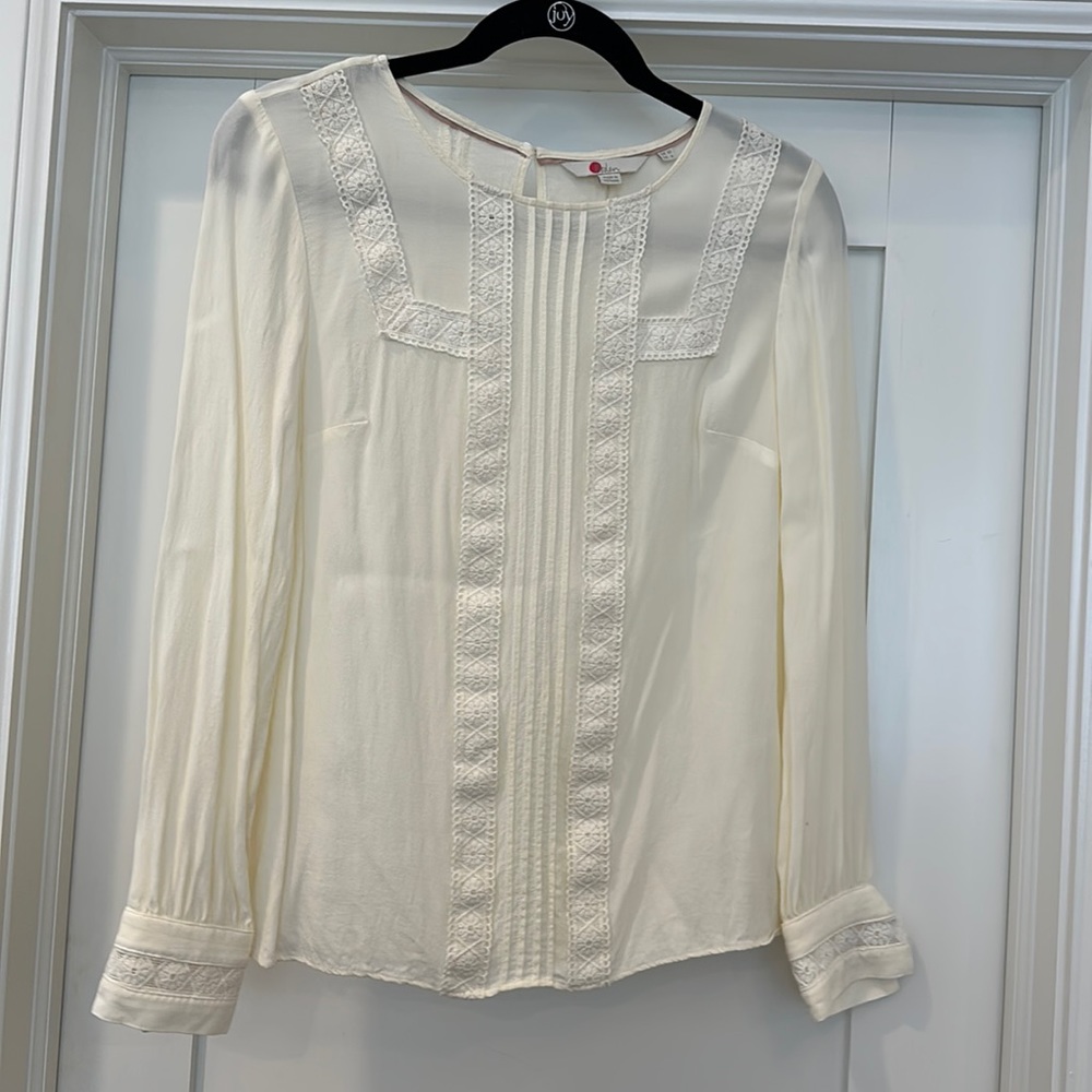 Boden Cream Blouse Size US6